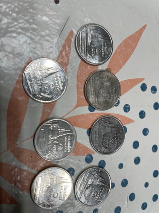 Lote de 7 monedas