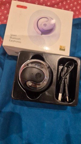 Oriculares Bluetooth Sport Negro/Plata