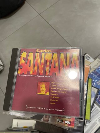 CD Carlos Santana - 12 Grandes Éxitos