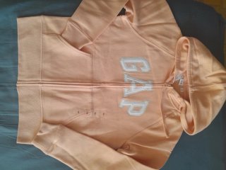Sudadera Gap con cremallera y capucha naranja Tall