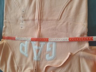 Sudadera Gap con cremallera y capucha naranja Tall