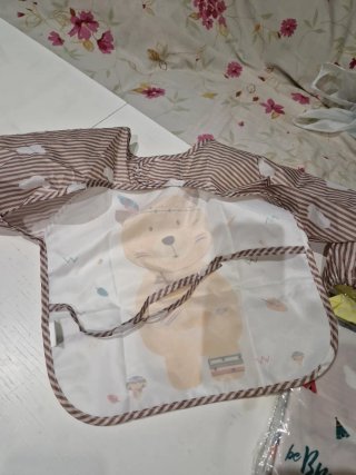 Baberos con mangas 1-2 años