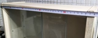 Vitrina expositora madera y cristal