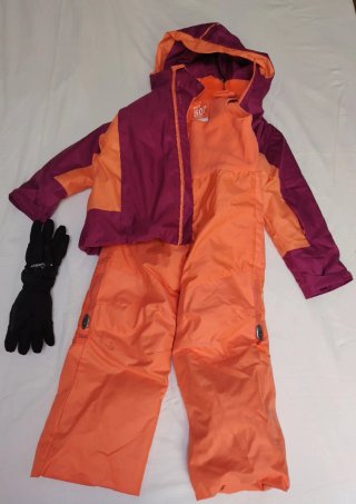 Tuta sci bambina 5/6 anni fino a 124cm