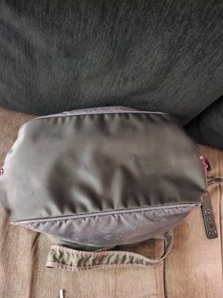 Bolsa de deporte/viaje gris y rosa