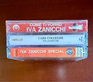 Lotto 3 Musicassette Iva Zanicchi Vintage