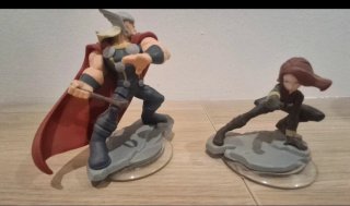 Figuras Disney Infinity 2.0 Thor y Viuda Negra