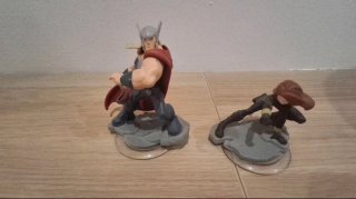 Figuras Disney Infinity 2.0 Thor y Viuda Negra