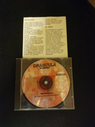 Juego PC Dráscula. Buen estado.