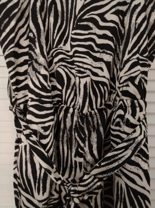 Mono de verano estampado cebra