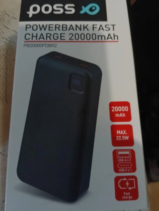 Poss Powerbank Carga Rápida 20000mAh