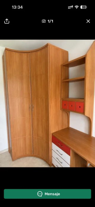 Dormitorio juvenil completo o por módulos