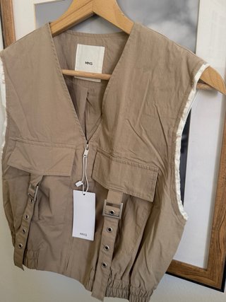 Chaleco Mango Beige