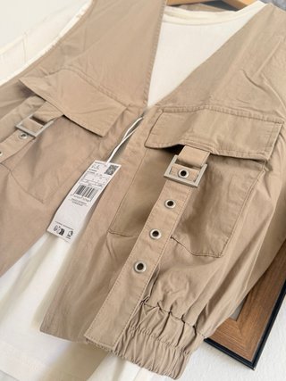 Chaleco Mango Beige