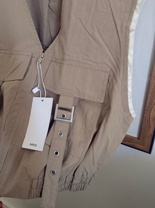 Chaleco Mango Beige