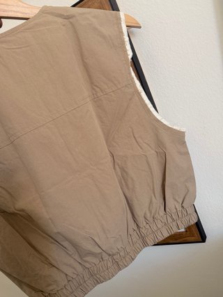 Chaleco Mango Beige