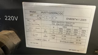 Soldadora TIG AUSTIG 200P AC/DC
