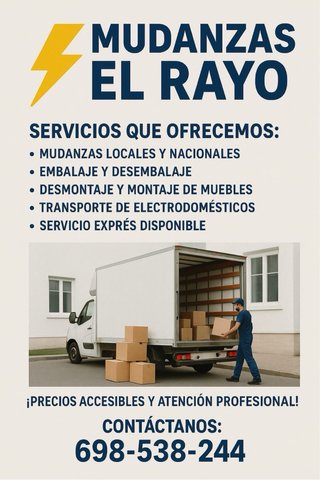 Mudanzas portes vaciados trasportes