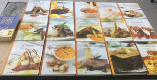 LIBROS GASTRONOMÍA ESPAÑA POR COMUNIDADES + REGALO