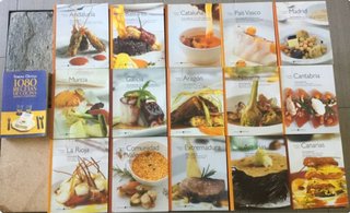 LIBROS GASTRONOMÍA ESPAÑA POR COMUNIDADES + REGALO