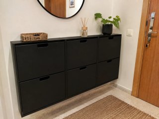 3 Zapateros IKEA TRONES Negros