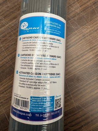 Pack 4 Filtros Ósmosis Bbagua Recambio