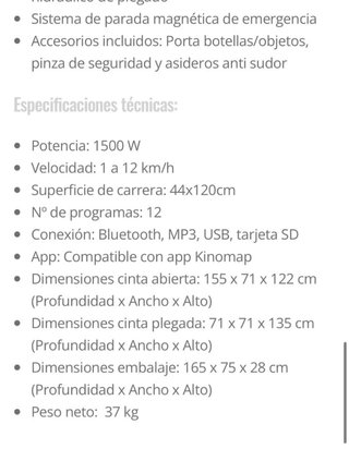 Cinta de correr ASTAN HOGAR FITNESS