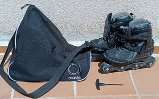 Patines en línea Oxelo con bolsa. Talla: 41.