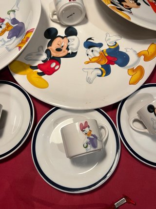 Vajilla Disney Mickey, Donald y Goofy