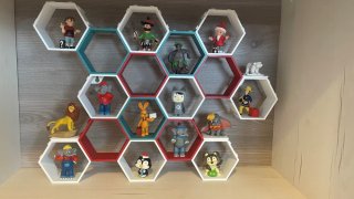 Estante Hexagonal para Figuras e Colecionáveis
