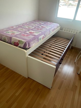 Cama nido con cajoneras