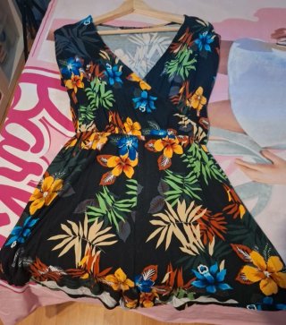 Mono corto estampado floral