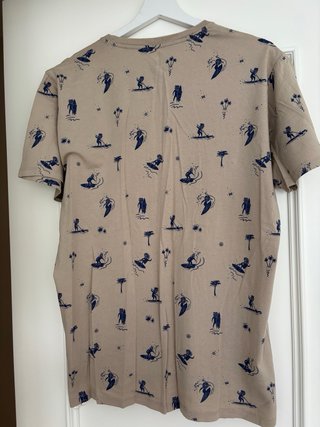 Camiseta Green Coast Talla L Estampado Surf