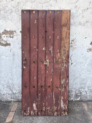 Puerta madera antigua para restaurar