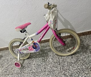 Bicicleta infantil rosa