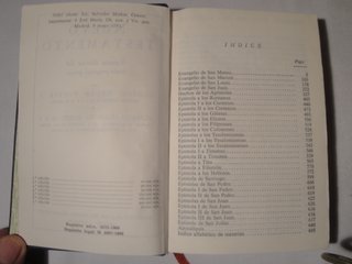 Nuevo Testamento. Año 1964, 7a edic. Nácar Colunga