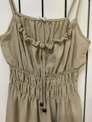 Abito lungo Terranova Beige Taglia L