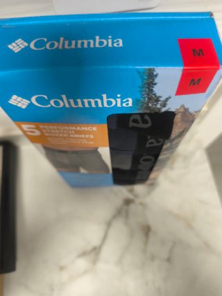Paquete 5 Bóxers Columbia Talla M