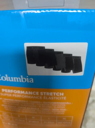 Paquete 5 Bóxers Columbia Talla M