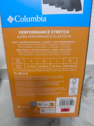 Paquete 5 Bóxers Columbia Talla M
