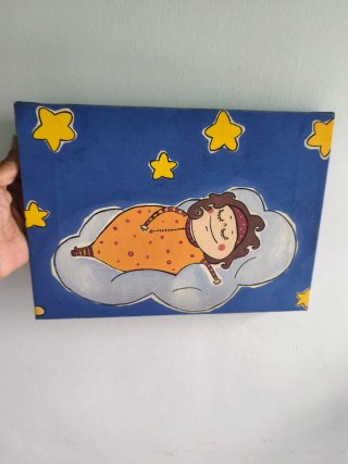 Cuadro Lienzo infantil de tela
