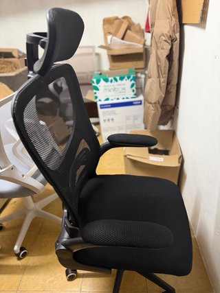 Silla de Oficina Ergonómica Negra