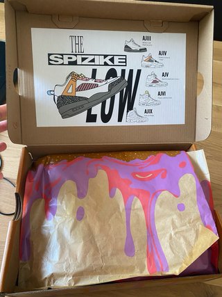 Scarpe Jordan Spizike Low (GS) Beige Viola