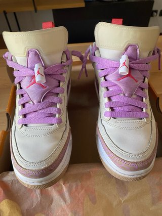 Scarpe Jordan Spizike Low (GS) Beige Viola