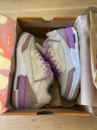 Scarpe Jordan Spizike Low (GS) Beige Viola