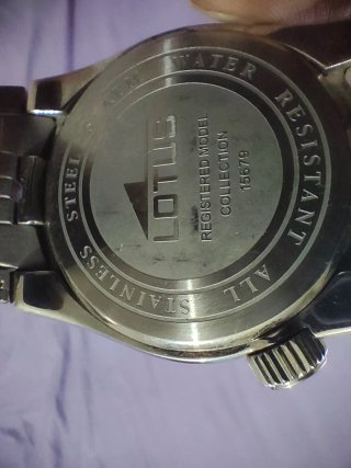 Reloj Lotus Acero Inoxidable Resistente Agua