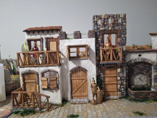 Diorama Belén Pueblo Romano