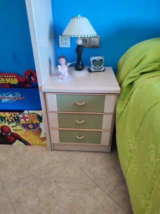 Dormitorio juvenil puente con armario