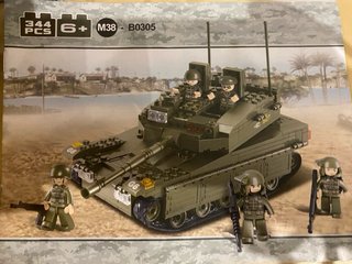 Tanque de juguete tipo LEGO Army