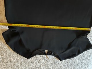Blusa Mango Negra Talla L Nueva con Etiqueta